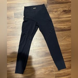 Gymshark, Whitney collection, black, size small mesh leggings